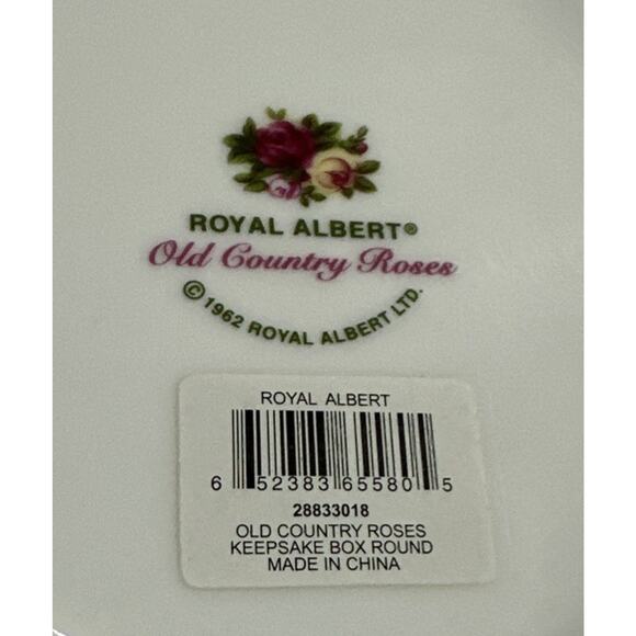 ROYAL ALBERT OLD COUNTRY ROSES PORCELAIN TRINKET KEEPSAKE JEWELRY BOX GOLD TRIM - Picture 5 of 7